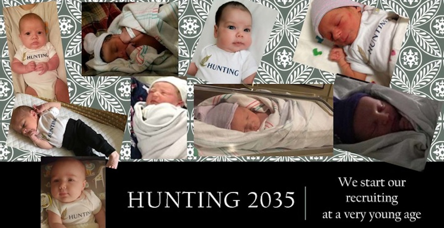 Hunting Recruiting Begins Early! T-Shirt Photo