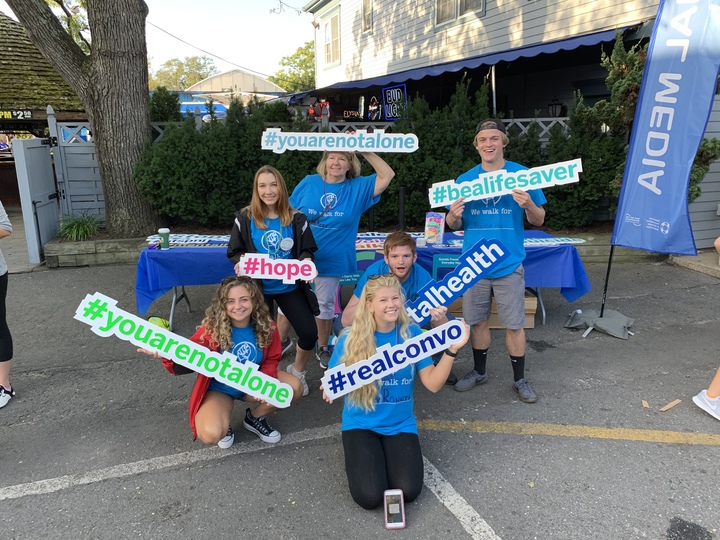 Team Too Many Suicide Prevention Walk  T-Shirt Photo