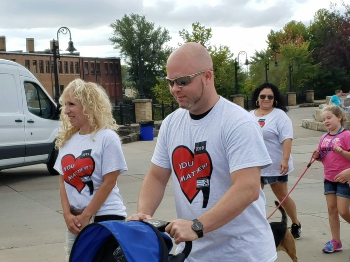Out Of Darkness Walk   2019 T-Shirt Photo