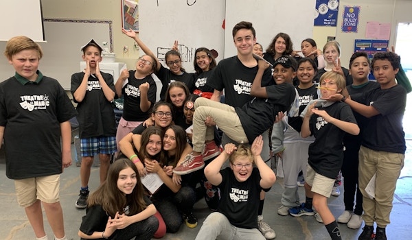 Hoover Middle School Drama Shows Off Their Shirts! Fresh Out Of The Box (Both The Shirts And The Kids)! T-Shirt Photo