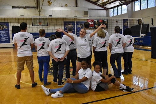 Brandon Hall Volleyball Coaches Vs. Cancer Fundraiser  T-Shirt Photo