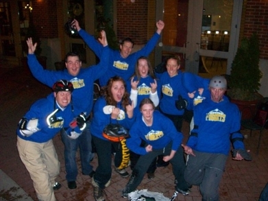 Broomball Victory T-Shirt Photo