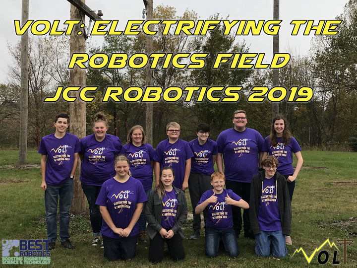 Jcc Robotics Team Ready For Competition! T-Shirt Photo