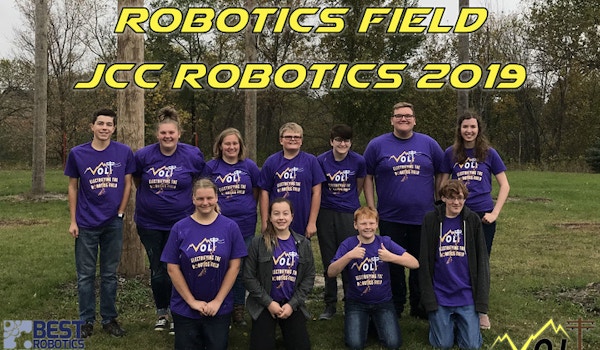 Jcc Robotics Team Ready For Competition! T-Shirt Photo