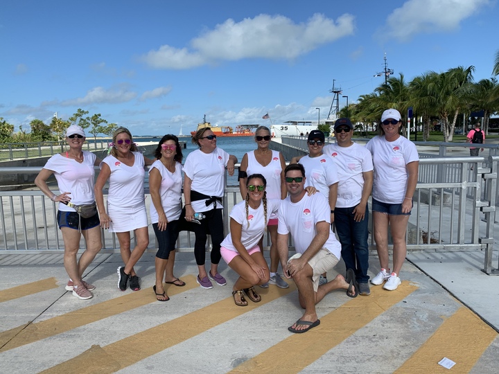 Making Strides   Breast Cancer Walk T-Shirt Photo