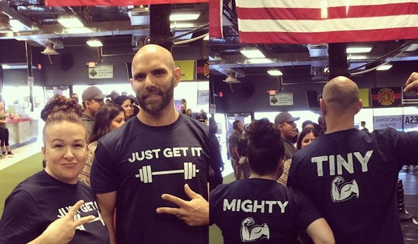 Picture of Tiny And Mighty Custom T-Shirt Design Tiny And Mighty T-Shirt Photo