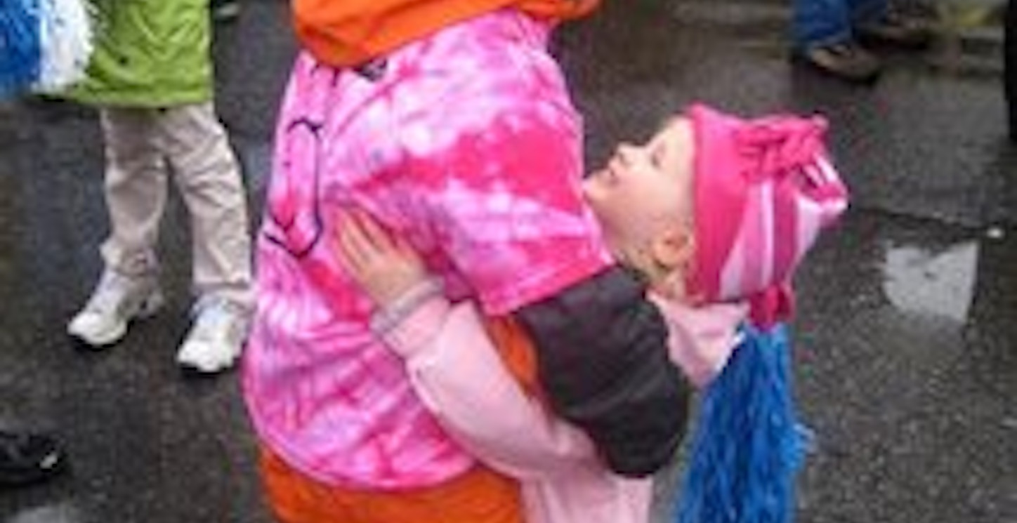 Picture of Hugging Cousins Walk For A Cure! Custom T-Shirt Design Hugging Cousins Walk For A Cure! T-Shirt Photo