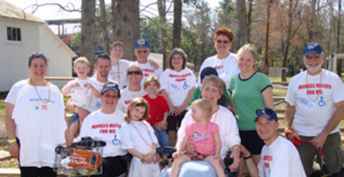 Team Marges Milers For Ms T-Shirt Photo