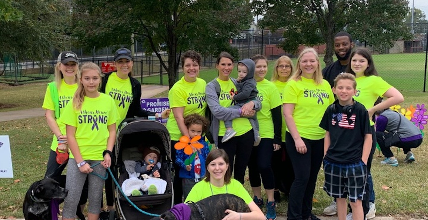 Picture of Athens Neurological Associates Walk To End Alz 2019 Custom T-Shirt Design Athens Neurological Associates Walk To End Alz 2019 T-Shirt Photo