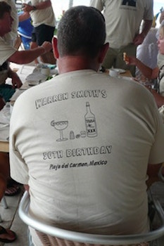 50th Birthday Party In Mexico T-Shirt Photo