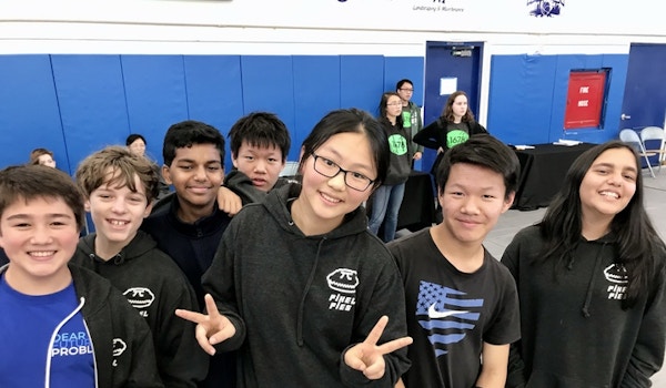 Vex Iq Robotics Team Of 7th Graders T-Shirt Photo