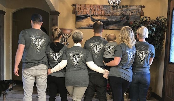 Picture of Capone Lives On With Us! Custom T-Shirt Design Capone Lives On With Us! T-Shirt Photo