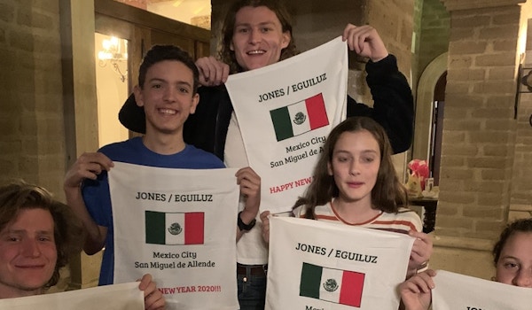 Picture of Young Adults At Our Family Reunion Proudly Displaying Their Spirit Rally Towels! Custom T-Shirt Design Young Adults At Our Family Reunion Proudly Displaying Their Spirit Rally Towels! T-Shirt Photo