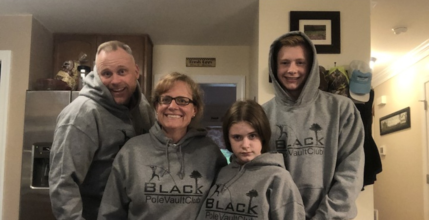 The Black Family Pole Vaulters T-Shirt Photo