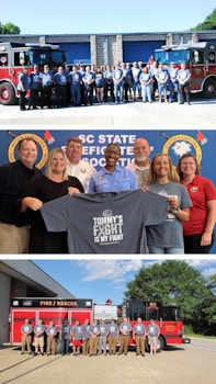 Sc Firefighters Support Tommy T-Shirt Photo