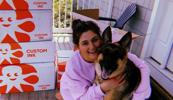 Picture of Even Dogs Love Custom Ink Custom T-Shirt Design Even Dogs Love Custom Ink T-Shirt Photo