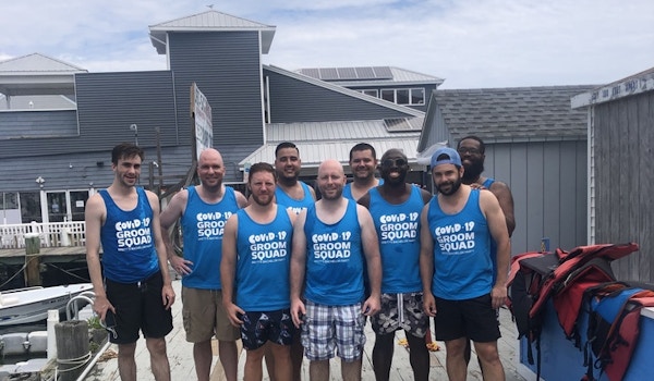 Picture of Bretts Covid19 Bachelor Party Custom T-Shirt Design Bretts Covid19 Bachelor Party T-Shirt Photo