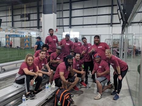 Team Meb At The Hampton Roads Corporate Challenge   Dominating In Kickball! : ) T-Shirt Photo
