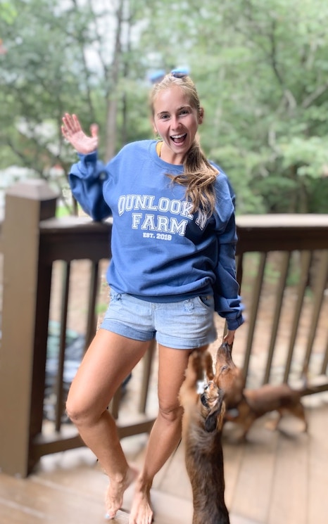 One Of My Horsey Girls Modeling Our New Fall Swag!  T-Shirt Photo