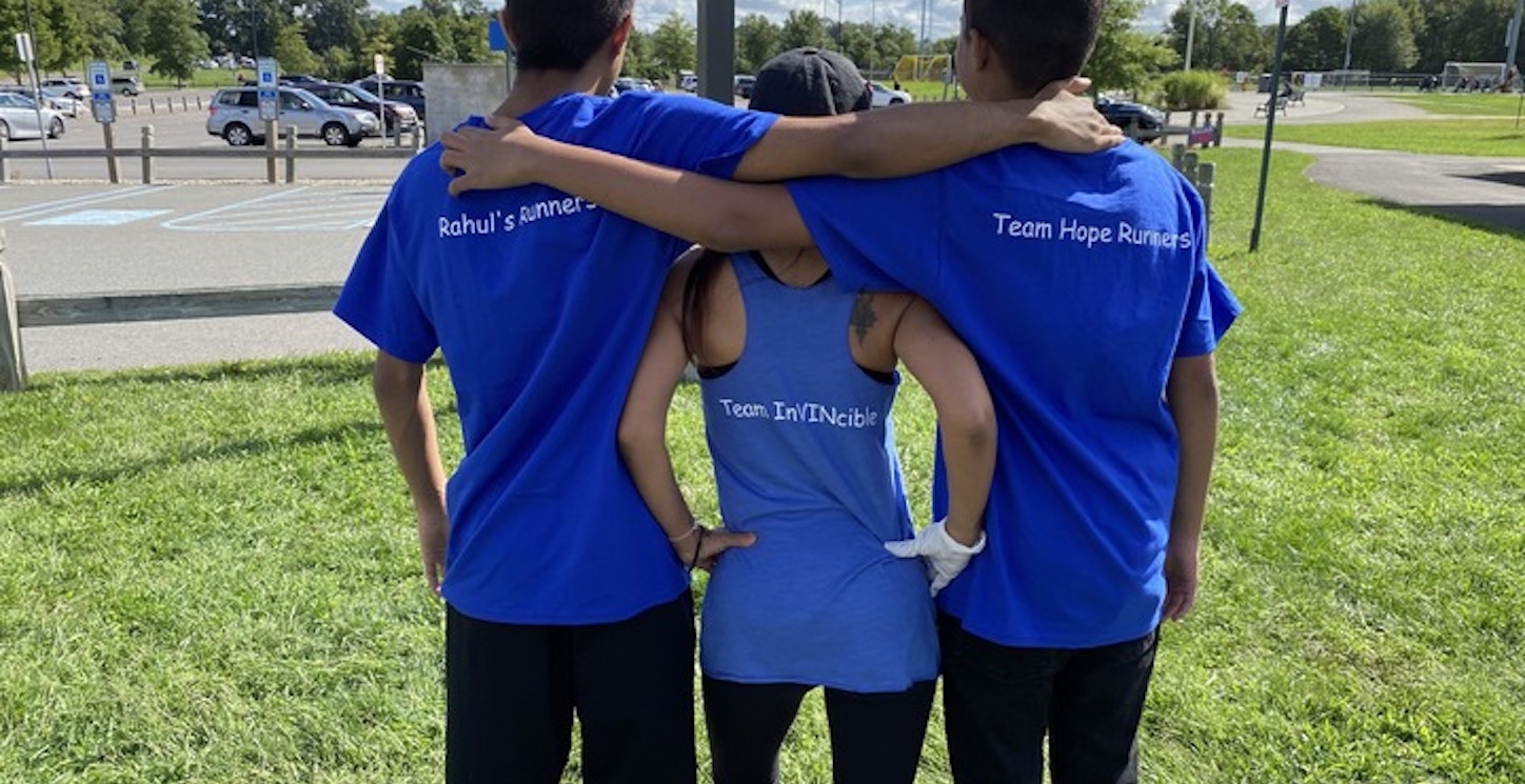We Are Team Arman! Running For Hope!  Running To Squash The Digital Divide To Give Kids A Better Path In Life! T-Shirt Photo