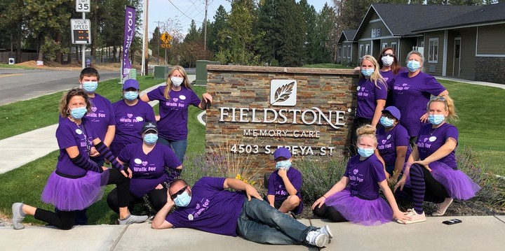 Walk To End Alz T-Shirt Photo