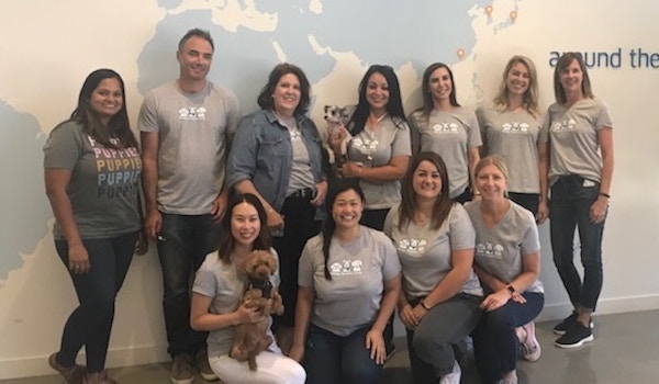 Picture of Workday Dog Lover's Club Custom T-Shirt Design Workday Dog Lover's Club T-Shirt Photo