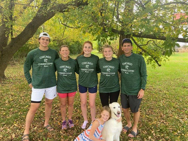 Chicago Cursed Covid Marathon T-Shirt Photo
