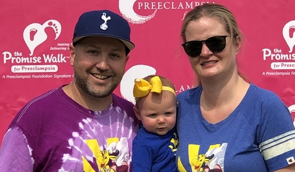 Picture of Promise Walk For Preeclampsia Custom T-Shirt Design Promise Walk For Preeclampsia T-Shirt Photo