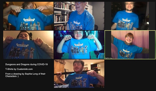 Dungeons & Dragons During Covid T-Shirt Photo