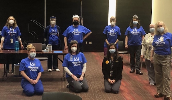 Picture of Vaccine Queens Custom T-Shirt Design Vaccine Queens T-Shirt Photo