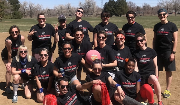 Denver, Co Ladies Kickball T-Shirt Photo