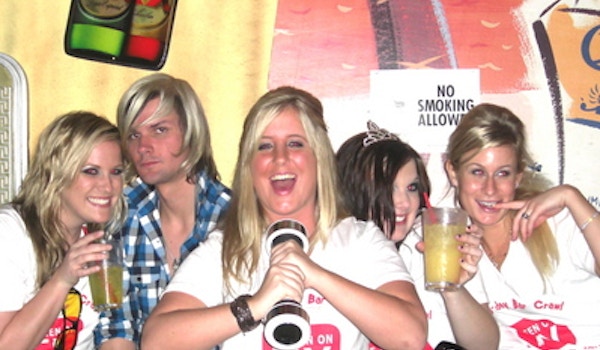 Picture of As Seen On Tv Bar Crawl Custom T-Shirt Design As Seen On Tv Bar Crawl T-Shirt Photo