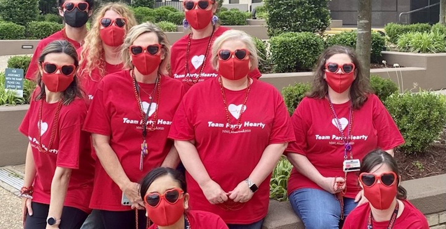 Picture of Nwla Heart Walk 2021 Custom T-Shirt Design Nwla Heart Walk 2021 T-Shirt Photo