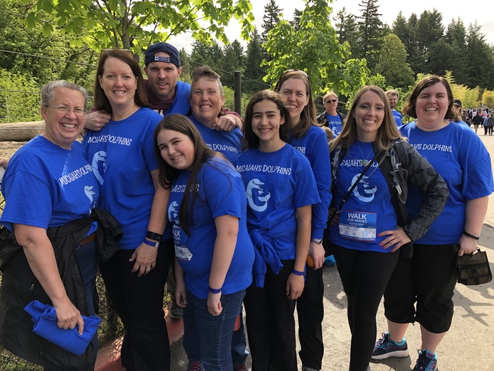 Micaiah's Dolphins T-Shirt Photo