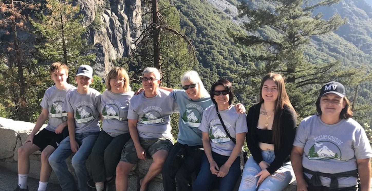Russie Cousins At Yosemite T-Shirt Photo