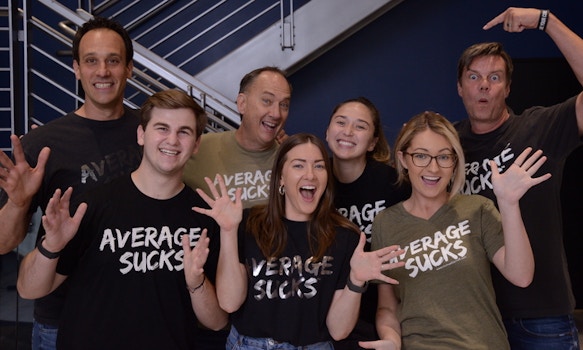 Average Sucks! T-Shirt Photo