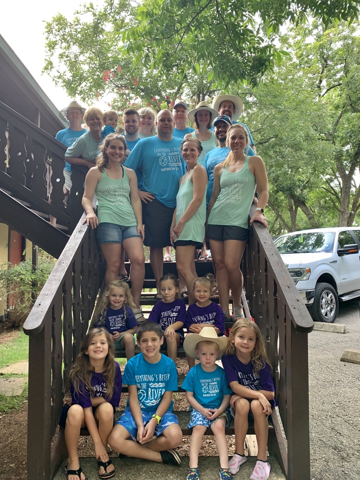 The Campbell, Hazzard, Johnson, & Maruri Annual River Trip T-Shirt Photo
