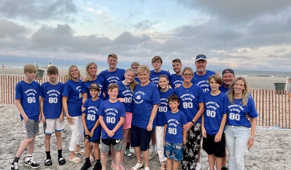 Picture of Grandma’s 80th Birthday Bash Custom T-Shirt Design Grandma’s 80th Birthday Bash T-Shirt Photo