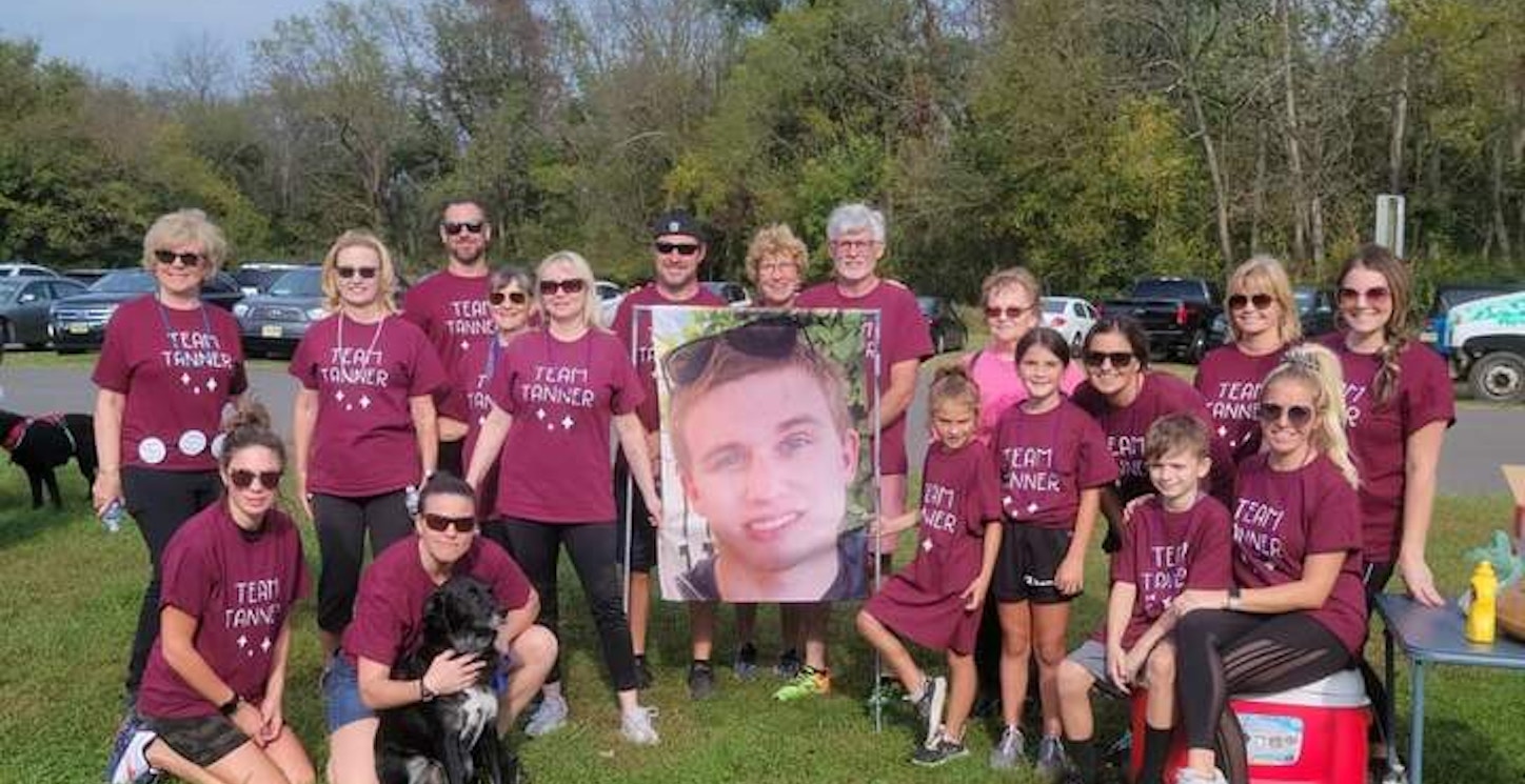 Picture of Walking For Tanner Custom T-Shirt Design Walking For Tanner T-Shirt Photo