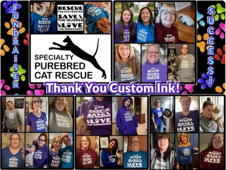 Specialty Purebred Cat Rescue 2021 Shirt Fundraiser T-Shirt Photo