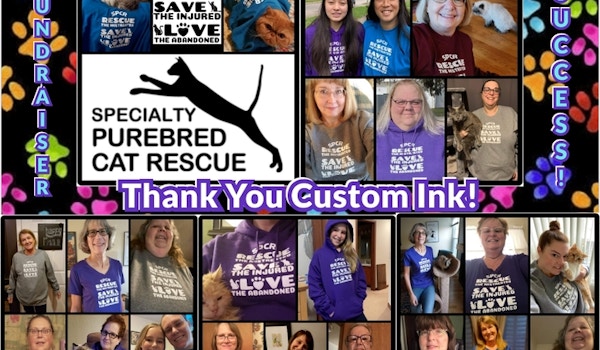 Specialty Purebred Cat Rescue 2021 Shirt Fundraiser T-Shirt Photo