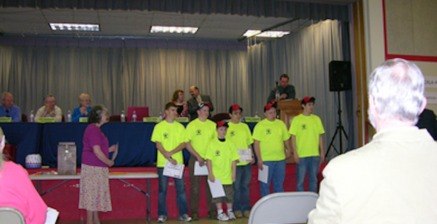 Junior Firefighers Honored At Town Meeting T-Shirt Photo