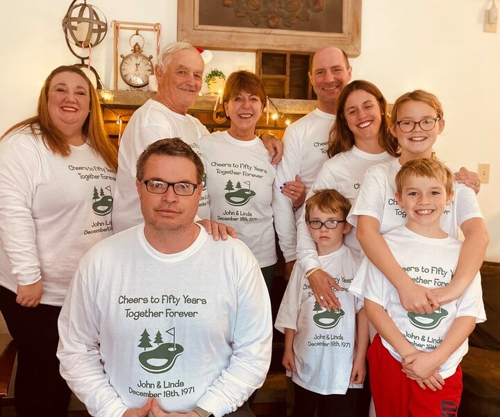 50th Anniversary Celebration With Family T-Shirt Photo