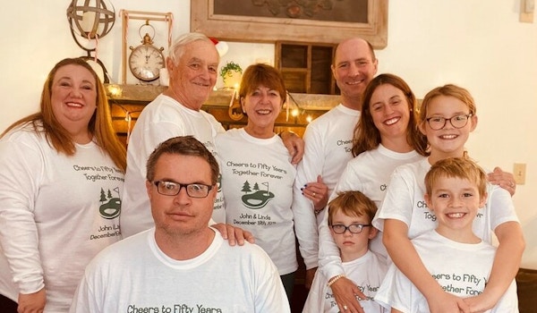 50th Anniversary Celebration With Family T-Shirt Photo