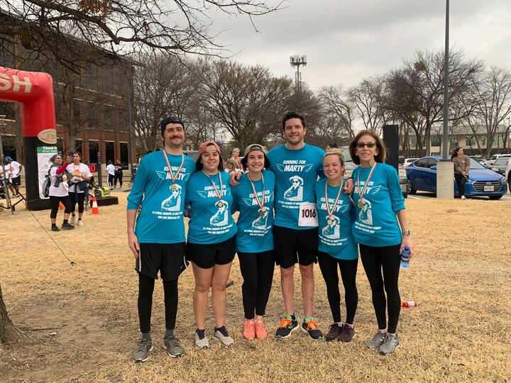 Team "Running For Marty!" T-Shirt Photo