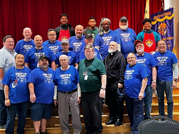 Knights Of Columbus Serving Fish Every Friday During Lent.  T-Shirt Photo