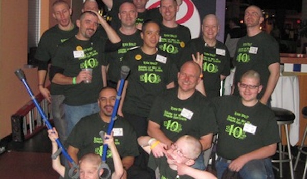 Shaving Our Heads To Conquer Kids' Cancer T-Shirt Photo