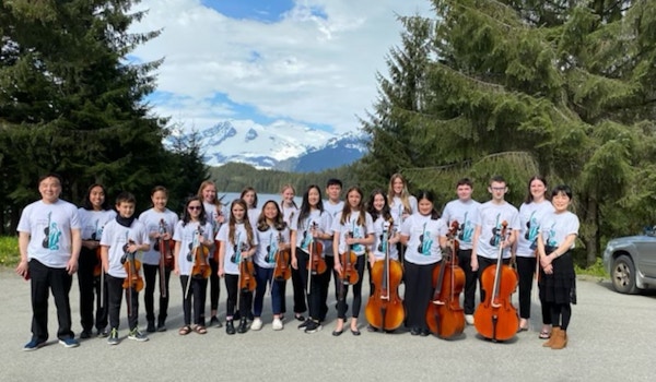 Picture of Aurora Strings Nyc 2022 Performance Shirt! Custom T-Shirt Design Aurora Strings Nyc 2022 Performance Shirt! T-Shirt Photo