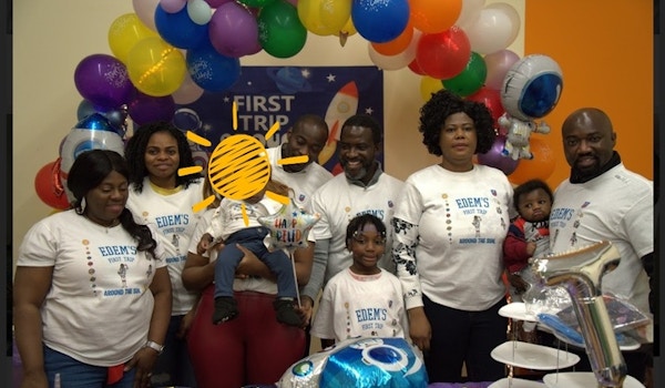 Picture of Son's 1st Trip Around The Sun Celebration Custom T-Shirt Design Son's 1st Trip Around The Sun Celebration T-Shirt Photo