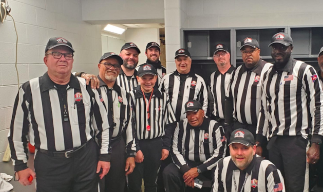 Northeast Ohio Flag Football Officials At Cleveland Browns First Energy Stadium T-Shirt Photo